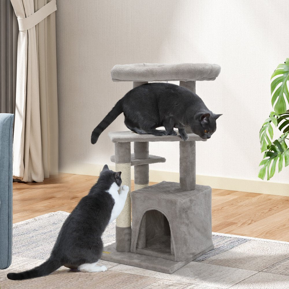 33In Cat Tree & Scratching Post Condo Tower with Dangling Ball