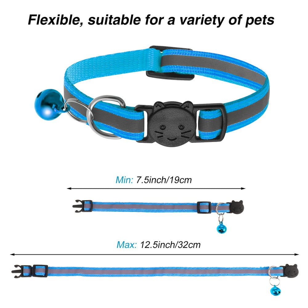 12 Pack Reflective Cat Collars with Bell