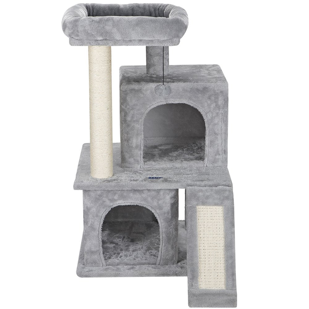 34" Cat Tree Condo & Scratching Post Play House