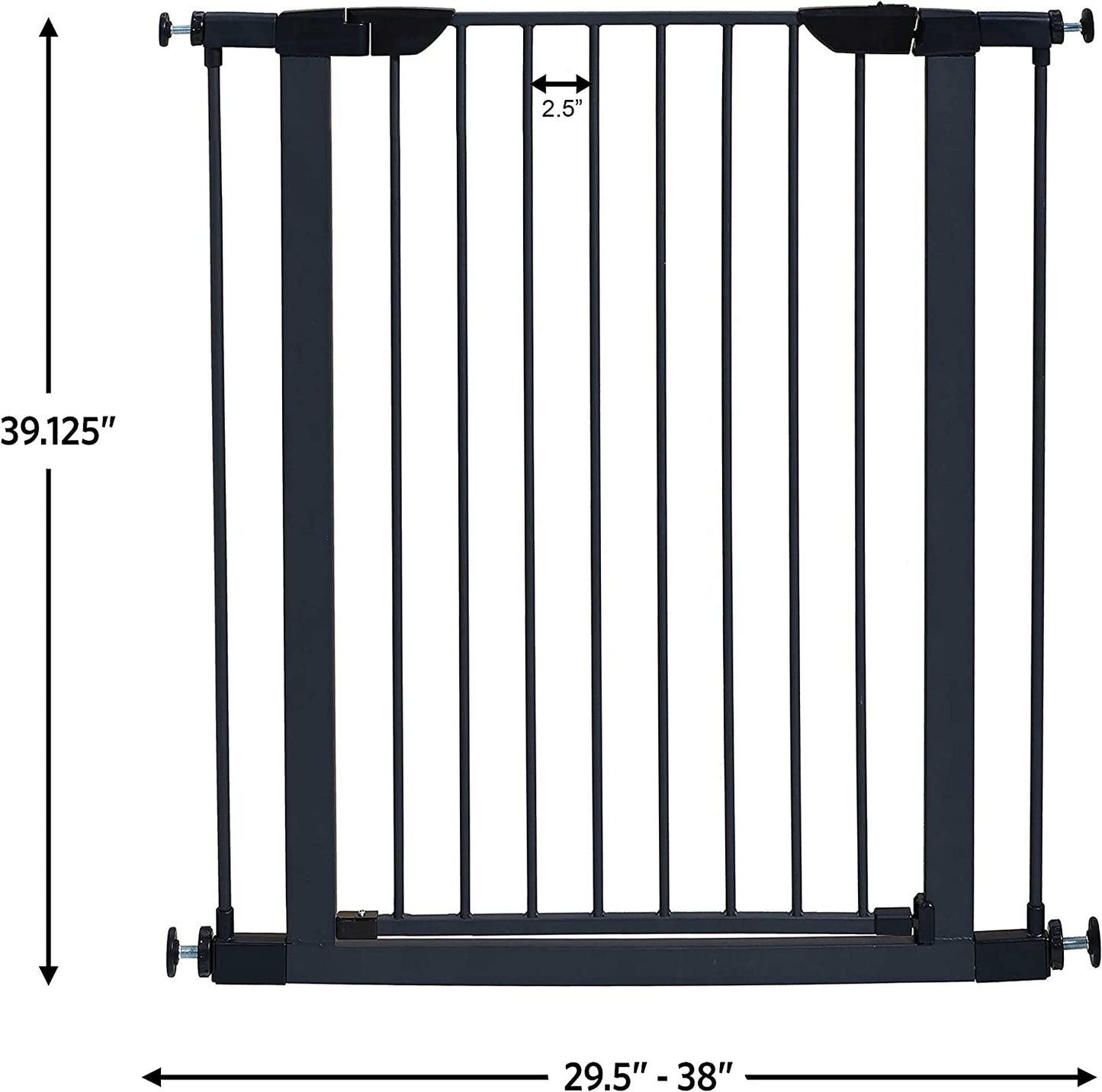 39' High Steel See-Thru  Pet Safety Gate 