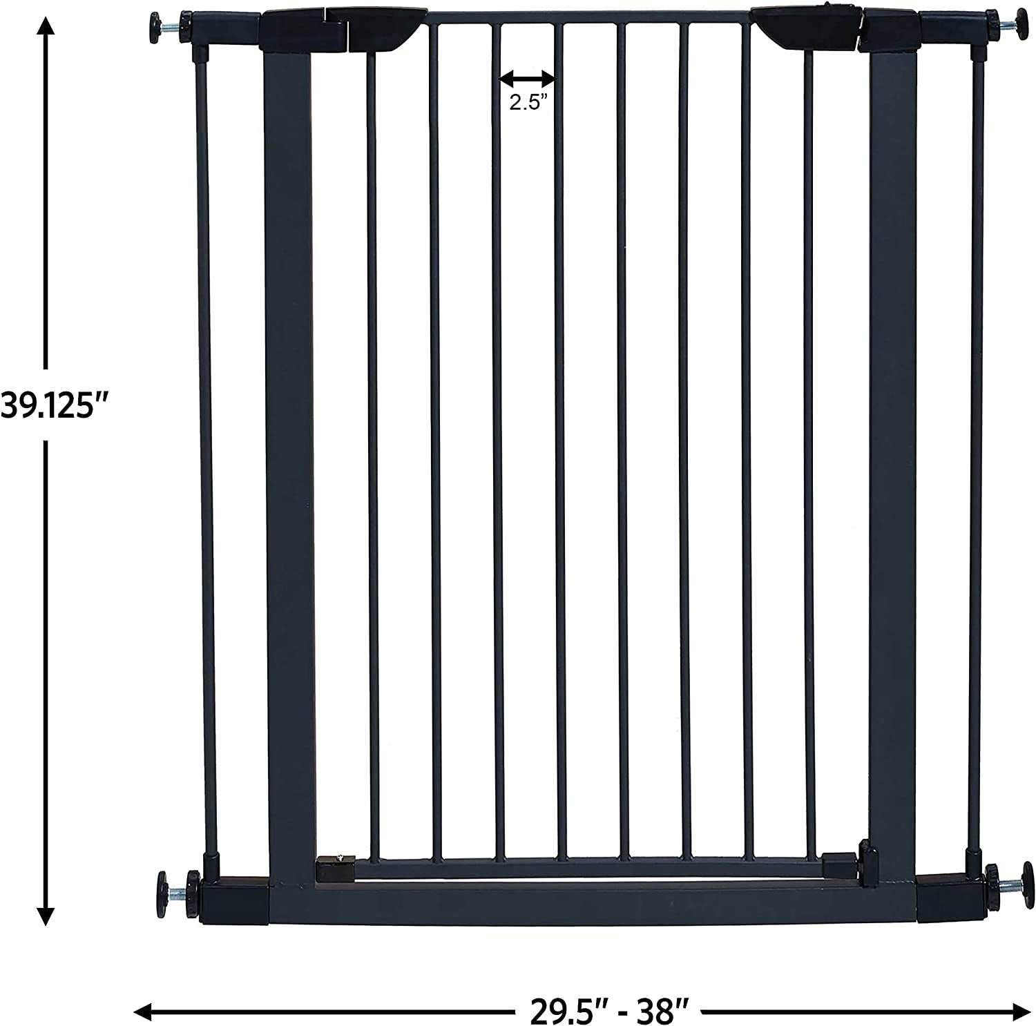 39' High Steel See-Thru  Pet Safety Gate 